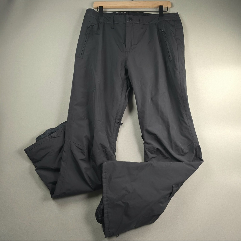 Burton Society Snowboard Ski Pants Womens L Black Thermolite Insulated Gorpcore